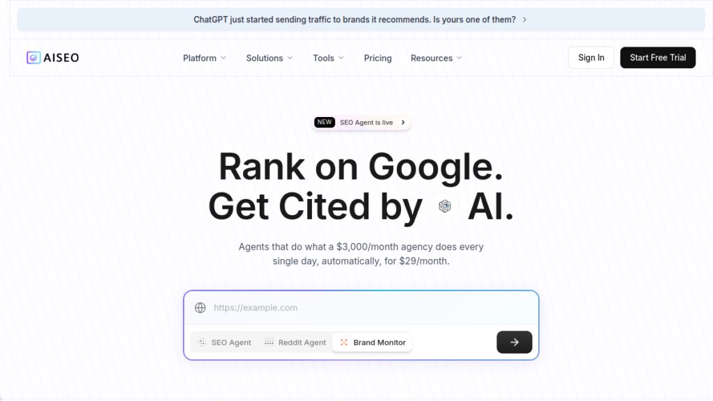 Интерфейс AISEO