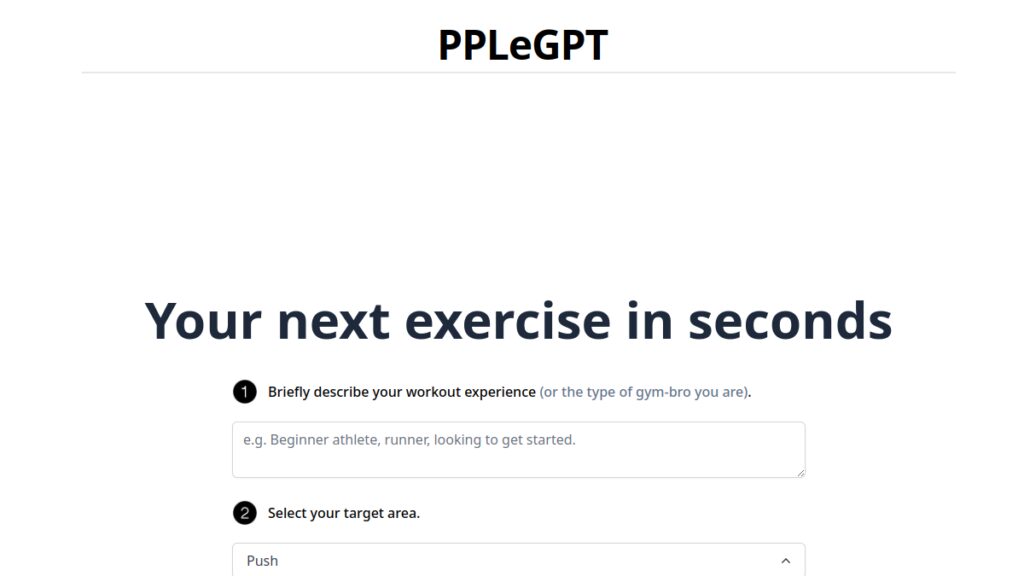 Интерфейс PPLEGPT