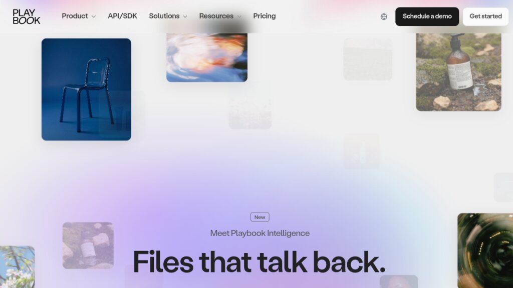 Интерфейс Playbook AI