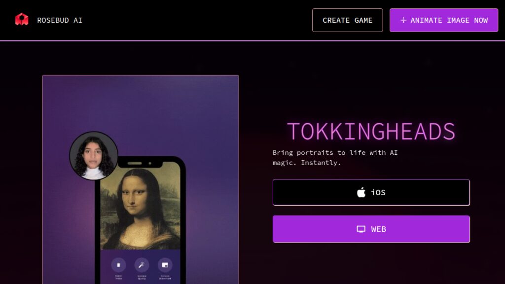 Интерфейс TokkingHeads