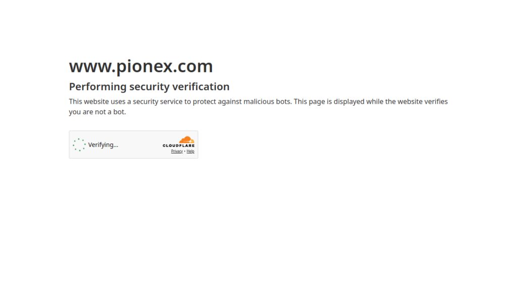 Интерфейс PionexGPT