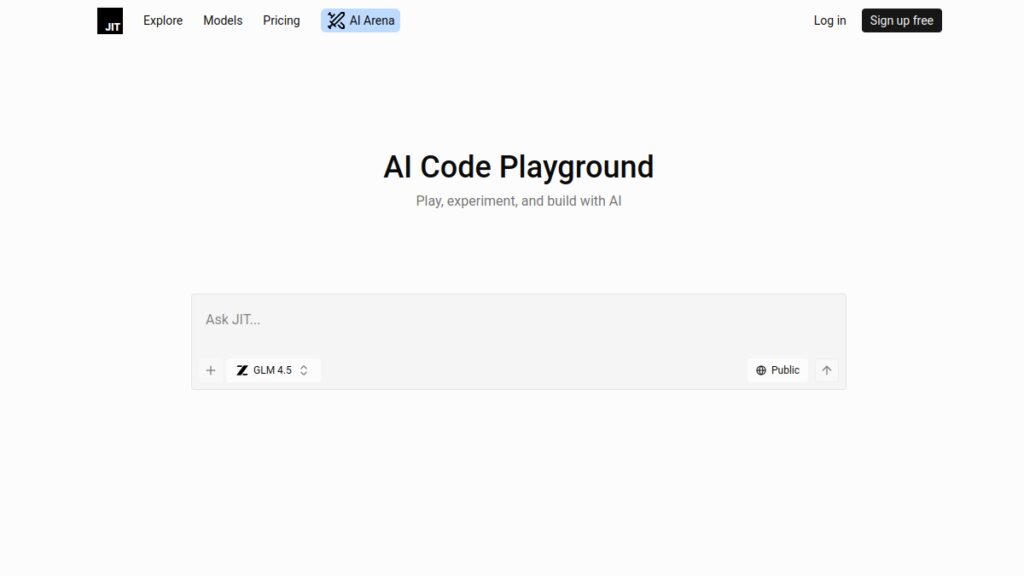 Интерфейс JIT.codes