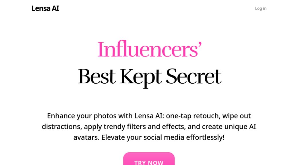 Интерфейс Lensa