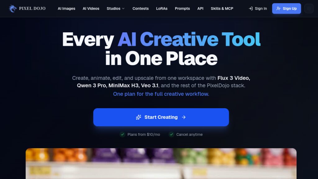 Интерфейс Pixel Dojo
