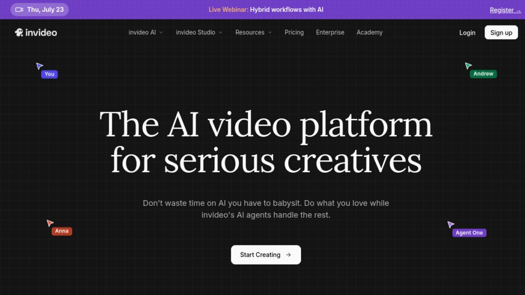 Интерфейс InVideo